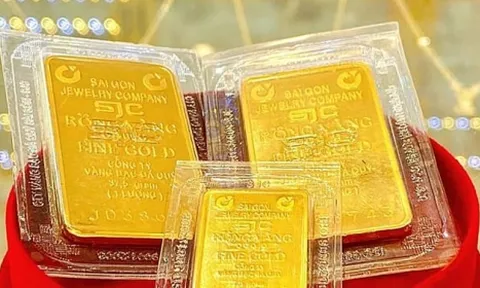 Giá vàng SJC giảm 50.000 đồng/lượng