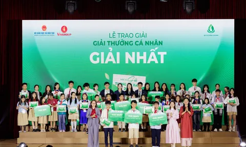 Cuộc thi 'Gửi tương lai Xanh 2050' mùa đầu tiên tìm ra các chủ nhân giải thưởng