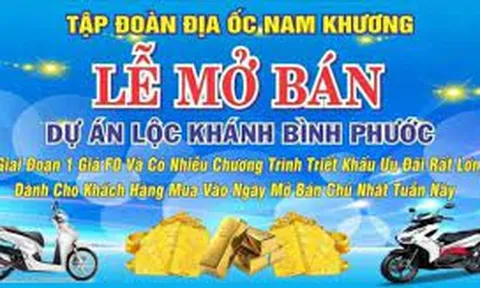 Đã xử phạt Tập đoàn địa ốc Nam Khương bán dự án ma Lộc Khánh Bình Phước