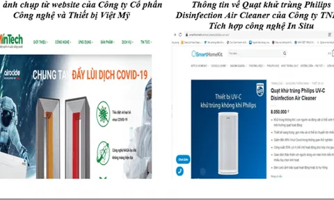 Bộ Công Thương khuyến cáo cẩn trọng khi mua các sản phẩm điện tử có chức năng diệt Covid-19