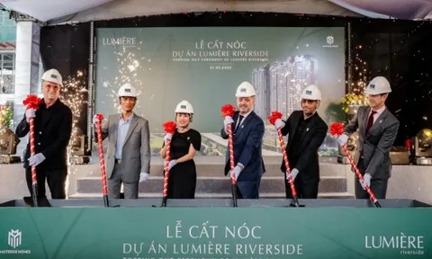 Masterise Homes chính thức cất nóc dự án LUMIÈRE riverside