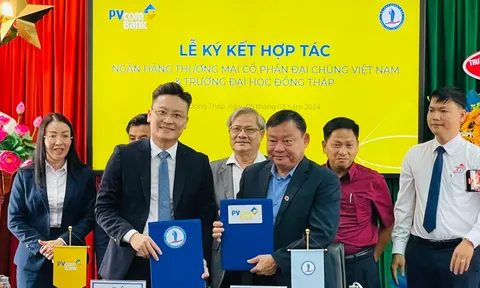 PVcomBank tài trợ nhà xe thông minh cho trường Đại học Đồng Tháp