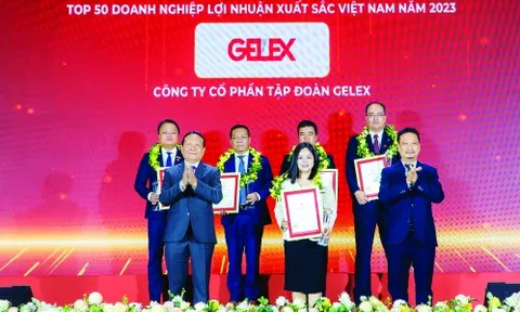 Tập đoàn GELEX được vinh danh trong TOP 50 Doanh nghiệp lợi nhuận xuất sắc nhất Việt Nam 2023 