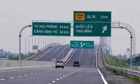 Từ 5-5 trạm thu phí cao tốc Hà Nội – Hải Phòng sẽ thu phí không dừng