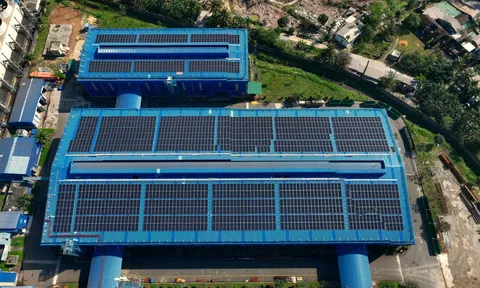 Thép Hòa Phát Dung Quất triển khai lắp đặt điện mặt trời áp mái phân kỳ 2