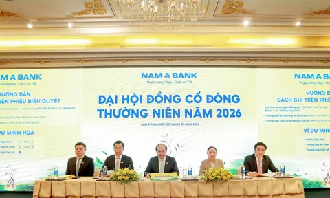 Nam A Bank tổ chức thành công ĐHĐCĐ 2026: Sẵn sàng cho kỷ nguyên tăng trưởng mới