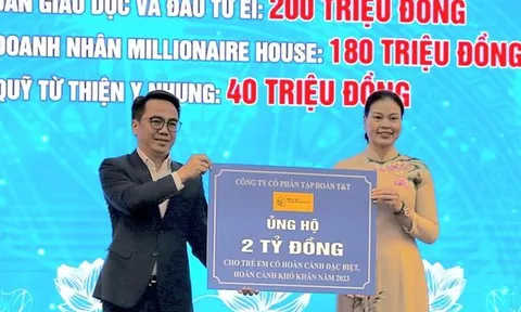 T&T Group ủng hộ 2 tỷ đồng hỗ trợ trẻ em có hoàn cảnh khó khăn