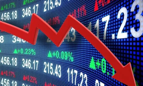 VN-Index giảm mạnh, lùi sát ngưỡng 1.300 điểm