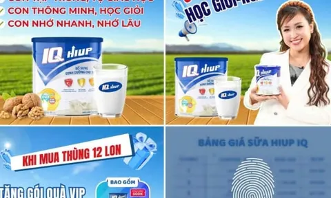 Ma trận quảng cáo “nổ tung trời về HIUP IQ