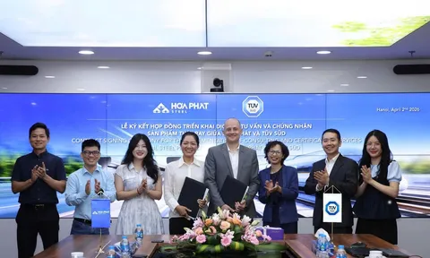 Hòa Phát hợp tác với TÜV SÜD về kiểm định và chứng nhận chất lượng ray đường sắt