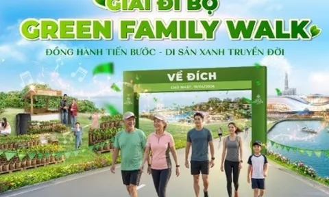Giải đi bộ Green Family Walk: Hành trình “3 trong 1” tại Vinhomes Green Paradise