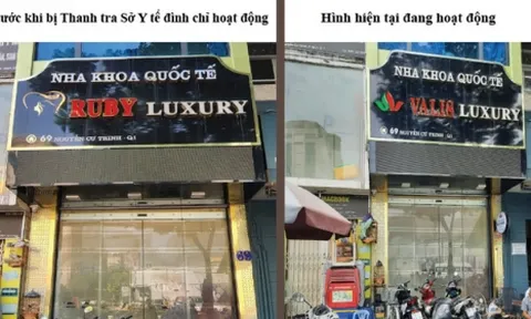 Nha khoa Quốc tế Ruby Luxury có dấu hiệu trốn thuế, đổi tên cơ sở