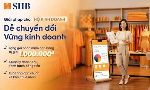 SHB đồng hành cùng hộ kinh doanh số hóa với chương trình ưu đãi lên tới 3 tỷ đồng