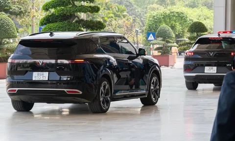 Cận cảnh dàn xe điện đưa đón khách VIP tại Hội nghị Thượng đỉnh P4G
