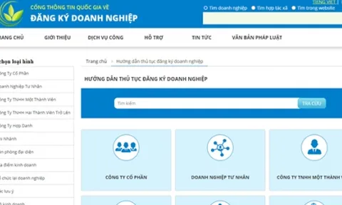 Từ 1/7 có thể đăng ký kinh doanh qua mạng Internet