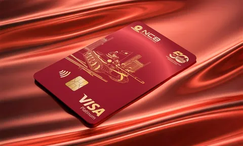 Thẻ tín dụng NCB phiên bản đặc biệt mừng 30/4: Một chiếc thẻ, hai giá trị