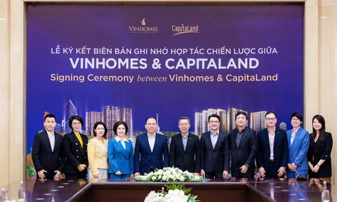 Vinhomes và Capitaland Development hợp tác chiến lược toàn diện trong lĩnh vực bất động sản