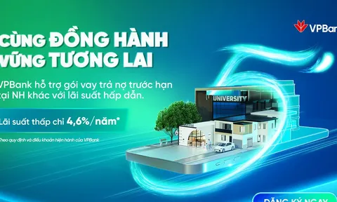 VPBank ra mắt gói vay tái tài trợ, lãi suất chỉ từ 4,6%/năm