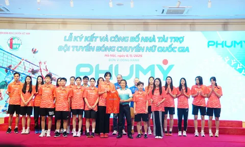 Phú Mỹ - đơn vị đồng hành cùng đội tuyển bóng chuyền nữ Việt Nam