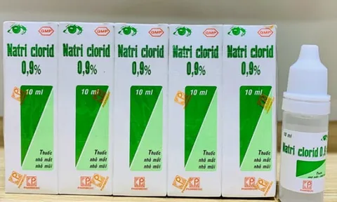Thu hồi lô thuốc nhỏ mắt Natri clorid 0,9% của Công ty Pharmedic