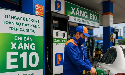 Từ ngày 1/6, cả nước chỉ bán xăng E10