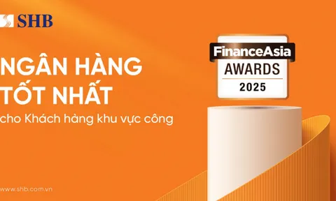 SHB là “Ngân hàng Tốt nhất cho Khách hàng Khu vực công” năm 2025 tại Việt Nam
