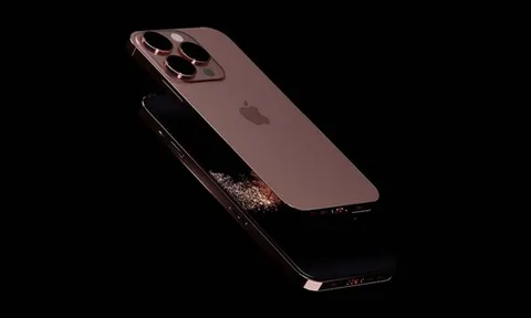 Xuất hiện concept iPhone 14 Pro Max màu Cherry Gold