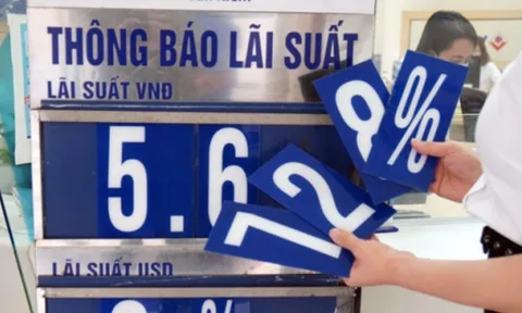 Từ ngày 25/5, lãi suất tiền gửi có kỳ hạn giảm còn 5%/năm