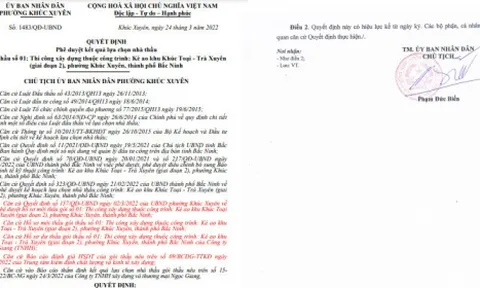 TP Bắc Ninh: Nhiều điểm bất thường tại 3 gói thầu do UBND phường Khúc Xuyên làm chủ đầu tư