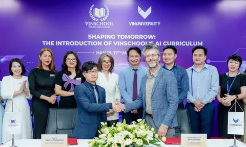 Vinschool triển khai chương trình giáo dục trí tuệ nhân tạo toàn diện từ mầm non đến lớp 12