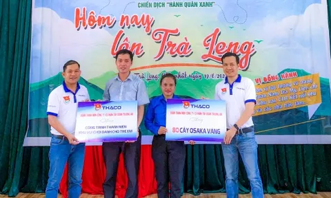 THACO trao tặng công trình thanh niên tại Trà Leng