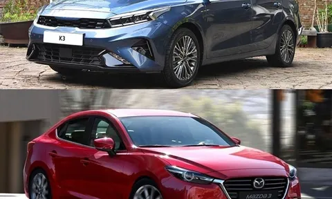 Mua xe con phân khúc C dưới 1 tỷ đồng, chọn Mazda 3 hay Kia K3?