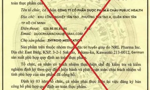 Cảnh báo về việc sử dụng giấy tờ giả mạo để quảng cáo bán hàng