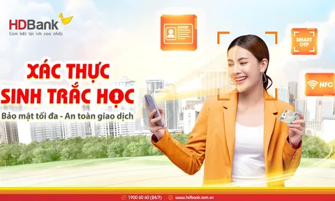 HDBank triển khai xác thực sinh trắc học để tăng cường an toàn giao dịch cho khách hàng