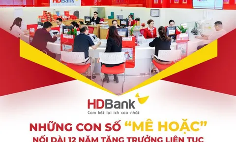 Infographics: HDBank - Những con số 'mê hoặc' nối dài 12 năm tăng trưởng liên tục