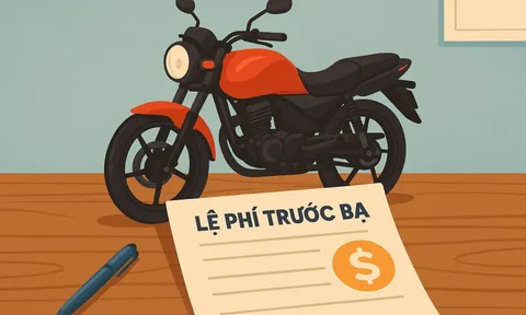 Lệ phí trước bạ xe máy giảm xuống 2%
