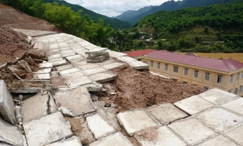 Dự án gần 37 tỷ vừa bàn giao đã hư hỏng: Nhà thầu trúng nhiều dự án tại địa phương