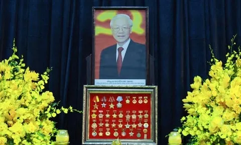 Thông tin lễ viếng Tổng bí thư Nguyễn Phú Trọng