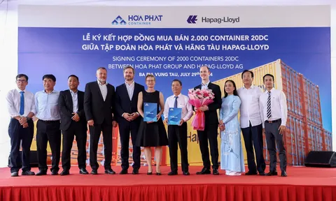 Hòa Phát cung cấp container “Made in Vietnam” cho Hãng tàu Hapag-Lloyd