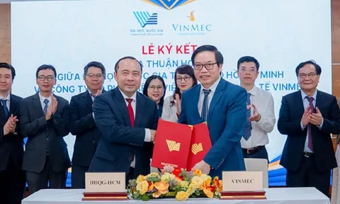 Vinmec và Đại học Quốc gia TP.HCM hợp tác chiến lược: Hợp lực phát triển nhân lực y tế chất lượng cao