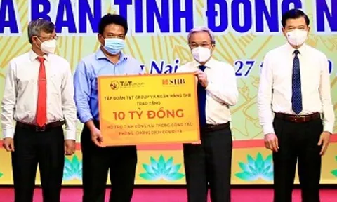 T&T Group và Ngân hàng SHB hỗ trợ gần 30 tỷ đồng giúp Ninh Thuận và Đồng Nai chống dịch