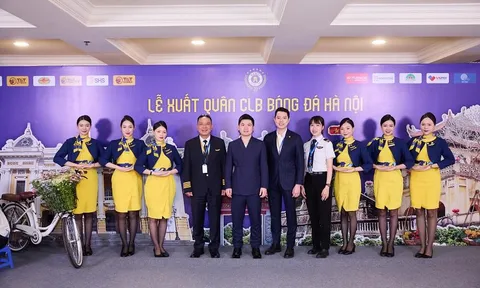 Vietravel Airlines trở thành nhà tài trợ vận chuyển hàng không chính thức của Hanoi FC mùa giải V.League 2025/2026