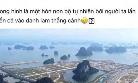 Quảng Ninh bác tin phân lô bán nền trên Vịnh Hạ Long, triệu tập người tung tin