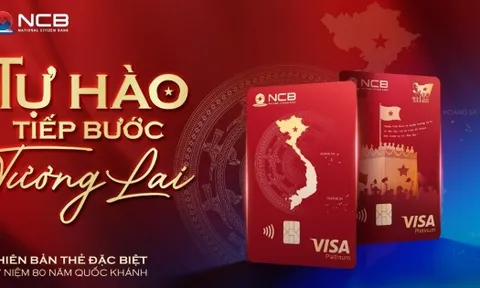 NCB ra mắt thẻ visa Tự Hào mừng kỷ niệm 80 năm Quốc Khánh