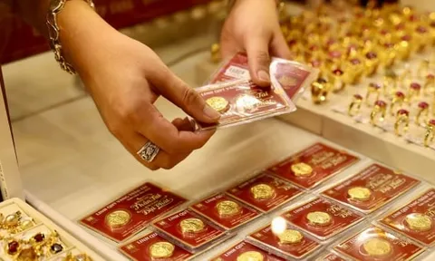 Giá vàng trong nước tiếp tục tăng