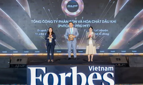 Phú Mỹ - PVFCCo xuất sắc đạt danh hiệu kép Top 50 công ty niêm yết tốt nhất và Top 25 Thương hiệu dẫn đầu Việt Nam năm 2025