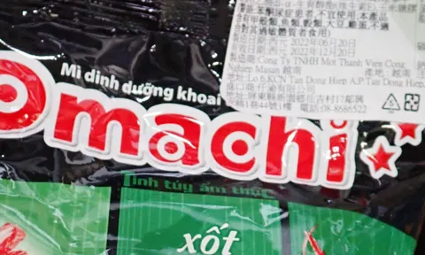 Mì Omachi Việt Nam bị thu hồi ở Đài Loan (Trung Quốc)