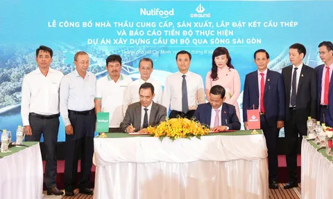 Nutifood công bố nhà thầu cung cấp, sản xuất và lắp đặt kết cấu thép cho dự án cầu đi bộ qua sông Sài Gòn