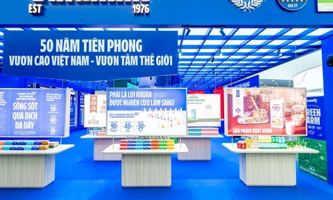 Không gian trưng bày và trải nghiệm của Vinamilk hút khách tại Triển lãm thành tựu đất nước 80 năm