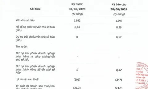 Công ty Tài chính Mirae Asset báo lỗ gần 350 tỷ trong nửa đầu năm